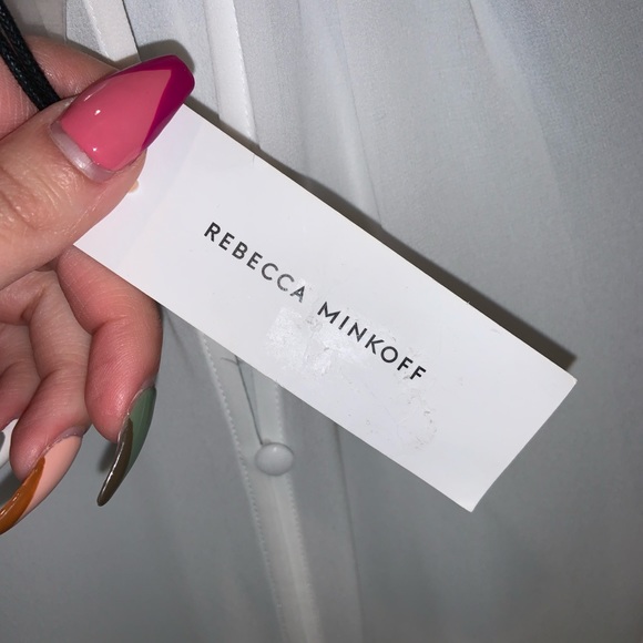 Rebecca Minkoff Zariah top in white –– NWT - Picture 15 of 17